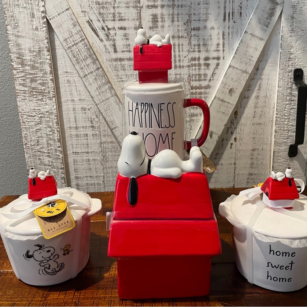 Rae Dunn Snoopy Bundle- Please Read description and look at photos!